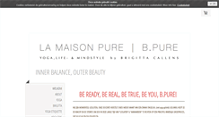 Desktop Screenshot of lamaisonpure.be